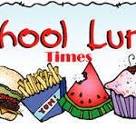 school lunch times